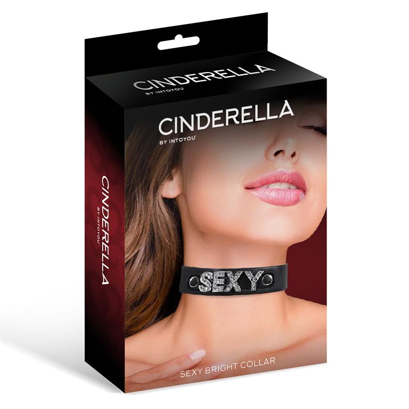 Δερματινο κολαρο - cinderella collar vegan leather sexy one size