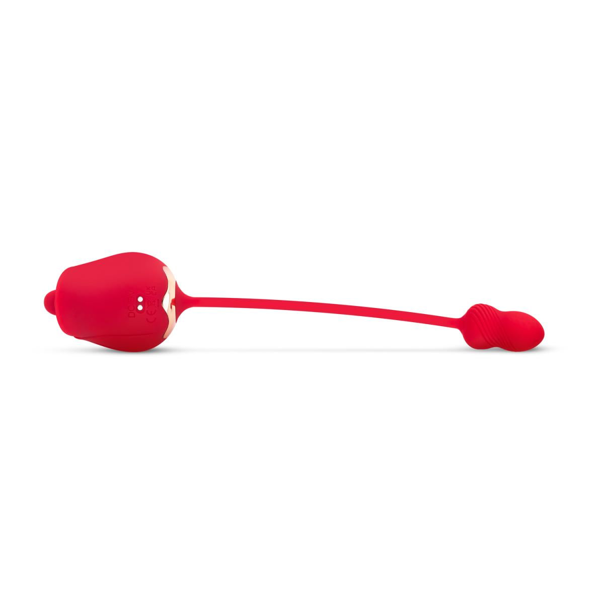 Διπλός Δονητής με γλώσσα teazers rose vibrator and clitoris stimulator