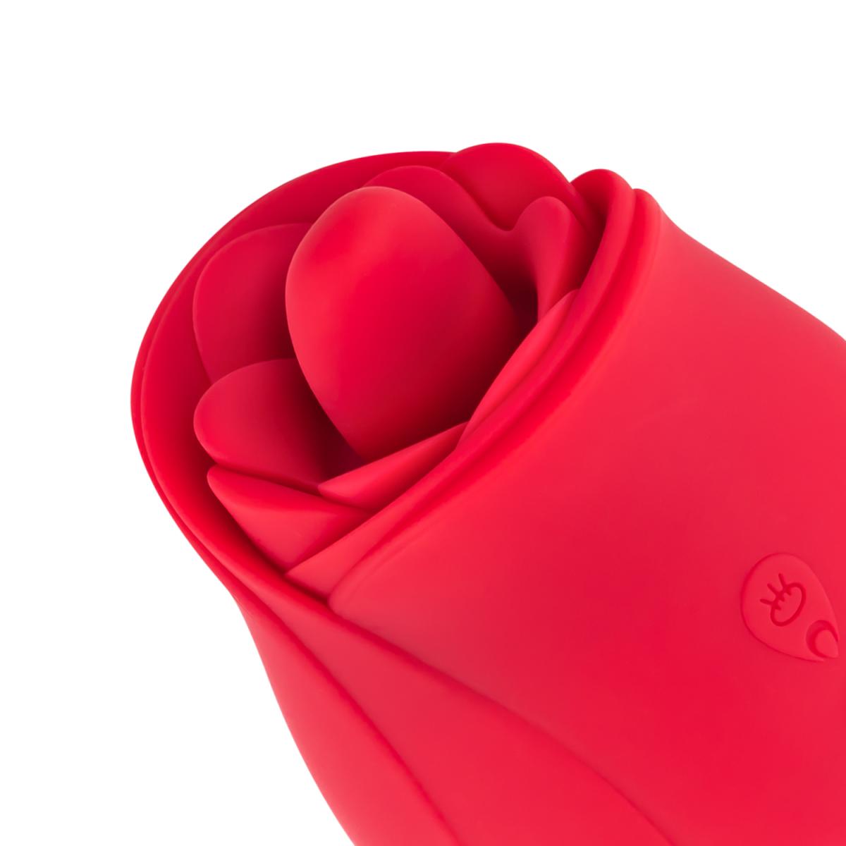 Διπλός Δονητής με γλώσσα teazers rose vibrator and clitoris stimulator