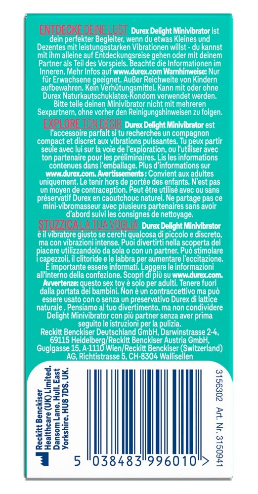 Μίνι δονητής bullet -durex intense delight durex