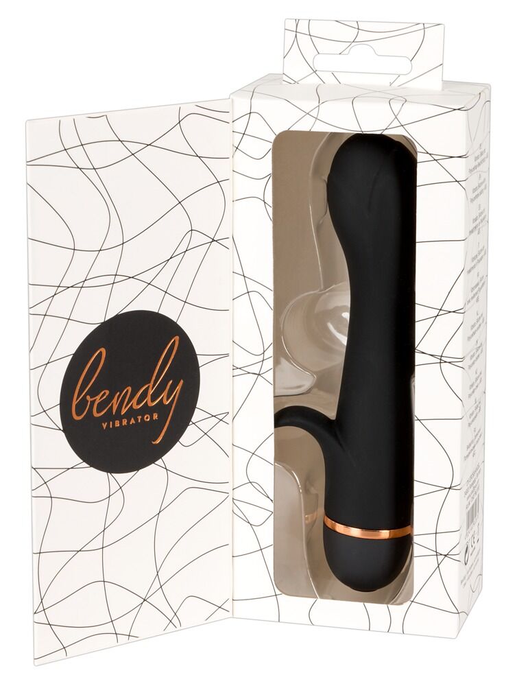 Δονητής τύπου rabbit από σιλικόνη - bendy tulip vibrator you2toys