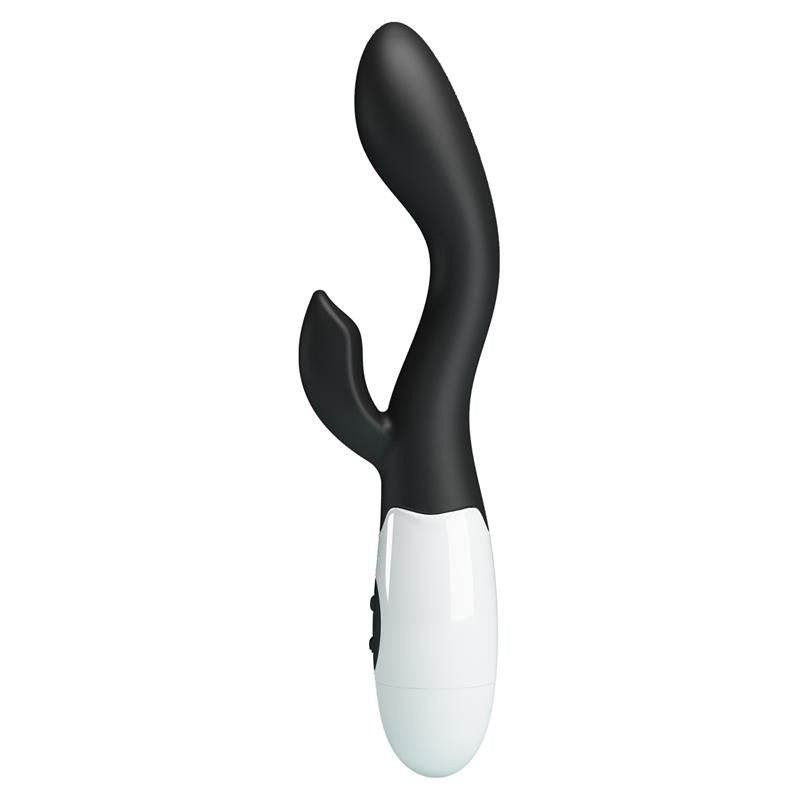Δονητης τυπου rabbit με διεγερση σημειου g - prettylove vibrator brighty 30 functions black