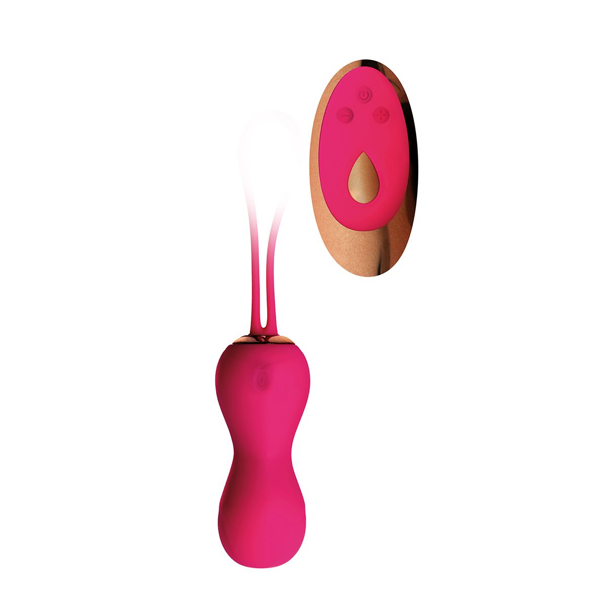 Δονούμενο αυγό langloys vibrating egg remote control pink